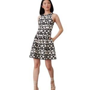 NEW Anthropologie | Maeve Sleeveless Printed Fit & Flare Mini Dress Heart Moon